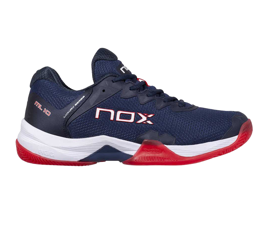 Nox Padel Shoes ML10 HEXA Blue Navy/Red