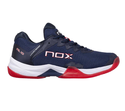 Nox Padel Shoes ML10 HEXA Blue Navy/Red